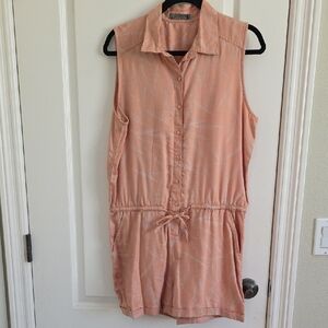 Prana Peach Women's Shorts Romper